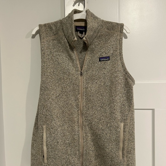 Patagonia Tan Fleece Vest - Picture 1 of 1